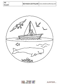 Mandala boyama sayfaları